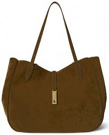 Torebka shopperka Polo Ralph Lauren  brązowa 428960630
