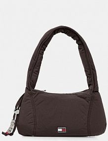 Torebka shopperka Tommy Jeans  brązowa AW0AW18068