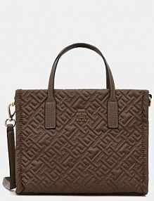 Torebka shopperka Tommy Hilfiger  zielona AW0AW18162