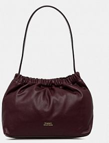 Torebka shopperka Tommy Hilfiger  bordowy AW0AW18307