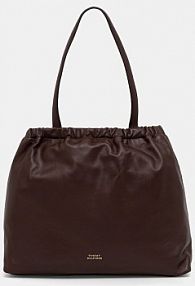 Torebka shopperka Tommy Hilfiger  brązowa AW0AW18308