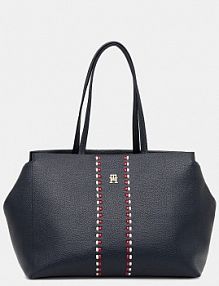 Torebka shopperka Tommy Hilfiger  granatowa AW0AW18157