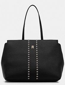 Torebka shopperka Tommy Hilfiger  czarna AW0AW18157