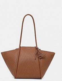 Torebka shopperka Karl Lagerfeld  brązowa B1W30043