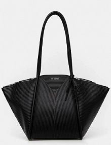 Torebka shopperka Karl Lagerfeld  czarna B1W30043