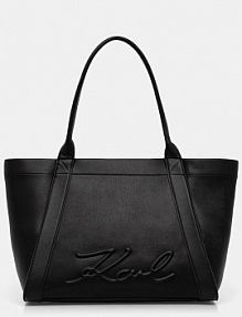 Torebka shopperka Karl Lagerfeld  czarna B1W30066