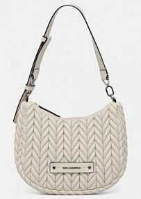 Torebka shopperka Karl Lagerfeld  beżowa B1W30080