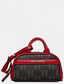 Saszetka na ramię Karl Lagerfeld  brązowa damska B1W32019