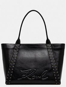 Torebka shopperka Karl Lagerfeld  czarna B1W30261