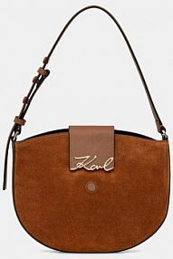 Torebka shopperka Karl Lagerfeld  brązowa B1W30196