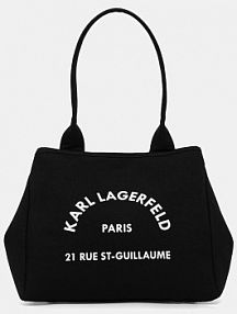 Torebka shopperka Karl Lagerfeld  czarna B1W50010