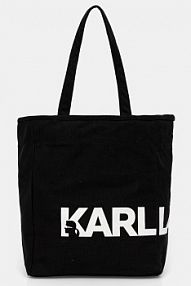 Torebka shopperka Karl Lagerfeld  czarna B1W50050