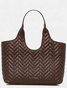 Torebka shopperka Karl Lagerfeld  brązowa B1W30038