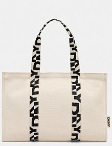 Torebka shopperka DKNY  beżowa R54AGO39