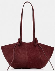Torebka shopperka Yuzefi  bordowy YUZCO.HB.MO.S