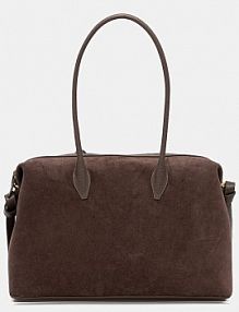 Torebka shopperka Yuzefi  brązowa YUZRS26.HB.LB