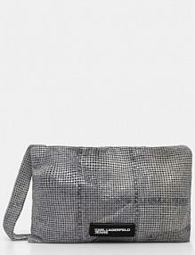 Torebka shopperka Karl Lagerfeld Jeans  srebrna B1W30234