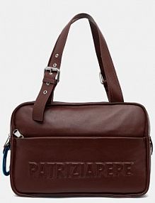 Torebka shopperka PATRIZIA PEPE  brązowa 2B0125.L113F