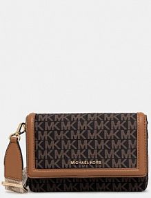 Torebka MICHAEL Michael Kors  brązowa 32T4GJ6C1O