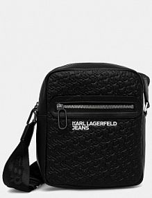 Saszetka na ramię Karl Lagerfeld Jeans  czarna damska B1M30143