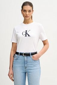 T-shirt Calvin Klein Jeans  biały damski LV044E215G