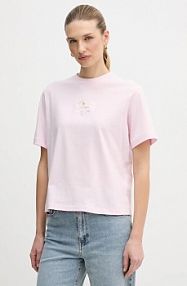 T-shirt Calvin Klein Jeans  różowy damski LV047E811G