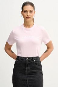 T-shirt Calvin Klein Jeans  różowy damski LV047E821G