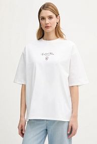 T-shirt Calvin Klein Jeans  biały damski LV047E232G