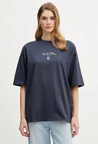 T-shirt Calvin Klein Jeans  granatowy damski LV047E232G