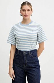 T-shirt Weekend Max Mara  niebieski damski 2615971031600