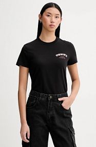 T-shirt Tommy Jeans  czarny damski DW0DW22516