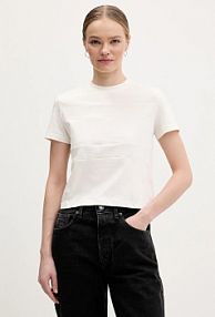 T-shirt Tommy Jeans  beżowy damski DW0DW22539