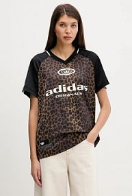 T-shirt adidas Originals  brązowy damski KA2671