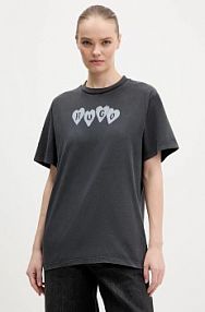 T-shirt HUGO  szary damski 50561164