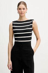 Top Tommy Hilfiger  czarny damski WW0WW47807