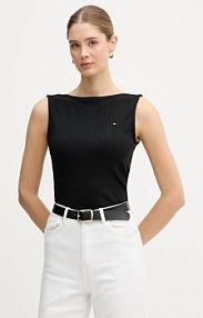 Top Tommy Hilfiger  czarny damski WW0WW47807