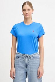 T-shirt Polo Ralph Lauren  niebieski damski 211B14605