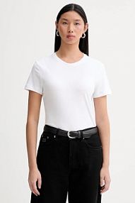 T-shirt Calvin Klein  biały damski LV044E205G