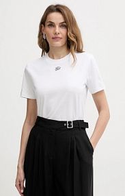 T-shirt Karl Lagerfeld  biały damski B1W17091