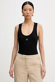 Top Karl Lagerfeld  czarny damski B1W17015