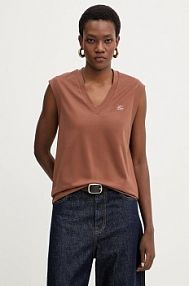 Top Karl Lagerfeld  brązowy damski B1W17012