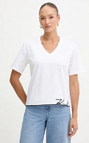 T-shirt Karl Lagerfeld  biały damski B1W17031