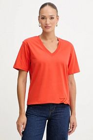 T-shirt Karl Lagerfeld  pomarańczowy damski B1W17031
