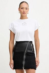 T-shirt Karl Lagerfeld  biały damski B1W17032