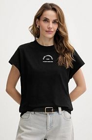 T-shirt Karl Lagerfeld  czarny damski B1W17032