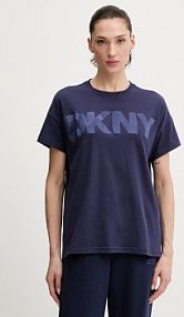 T-shirt DKNY  niebieski damski DP6T1534