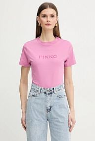 T-shirt pinko  różowy damski 101752.A339