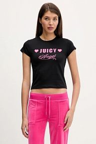 T-shirt Juicy Couture  czarny damski JCNCT126461