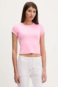 T-shirt Juicy Couture  różowy damski JCWCT126301