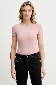 T-shirt Diesel  różowy damski A19917.0AHQH